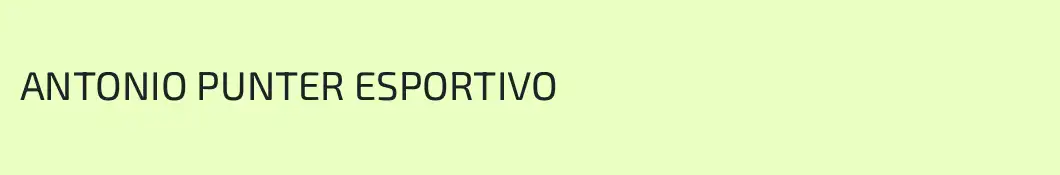 ANTONIO PUNTER ESPORTIVO